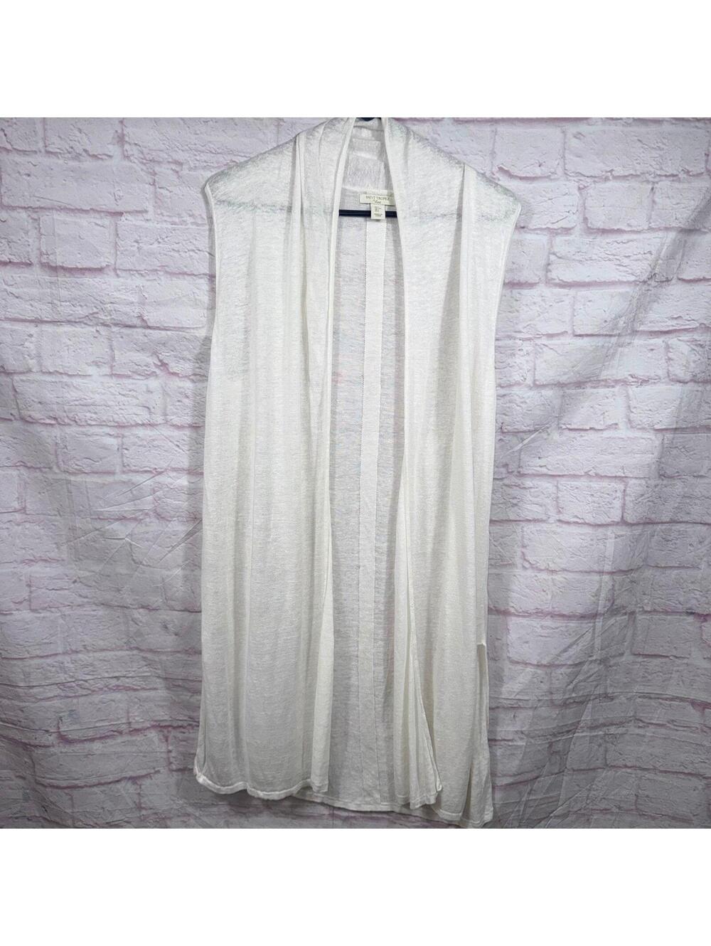Saint Tropez West Women's Large Linen Vest